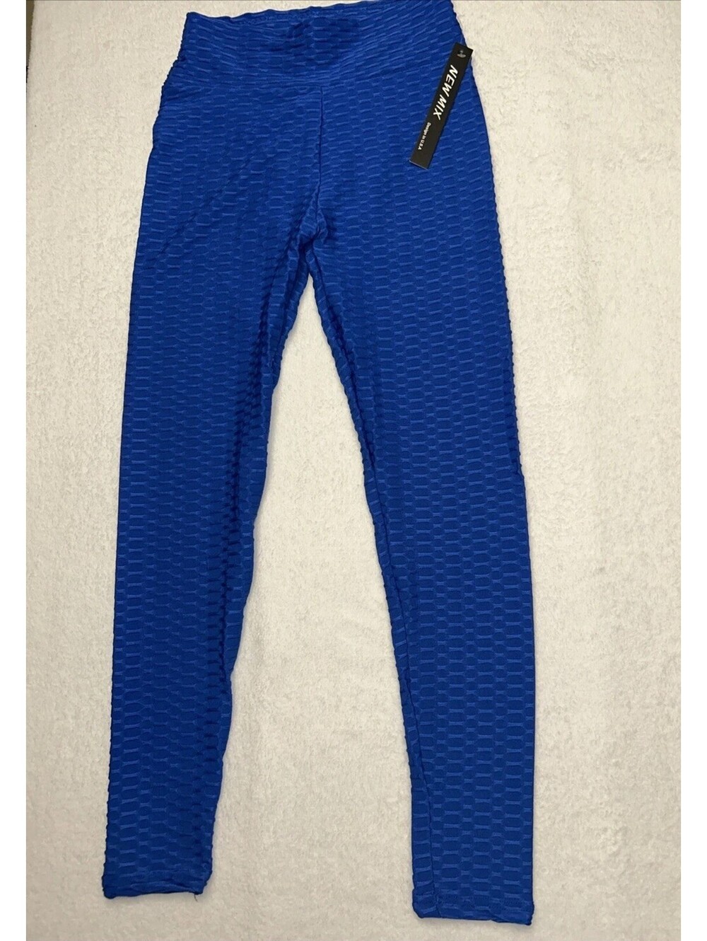 Scrunch Butt Leggings Work Out /Yoga /Shape wear Booty Lifting Electric Blue S/M